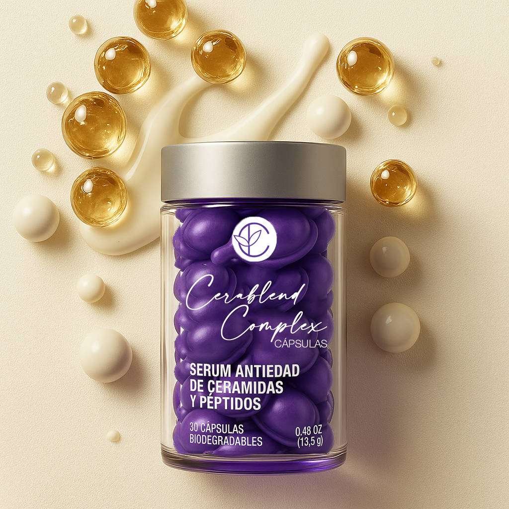 Cerablend Complex Cápsulas: Serum Antiedad de Ceramidas y Péptidos