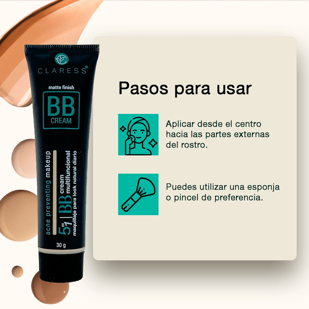 Matte Finish BB Cream Antiacné