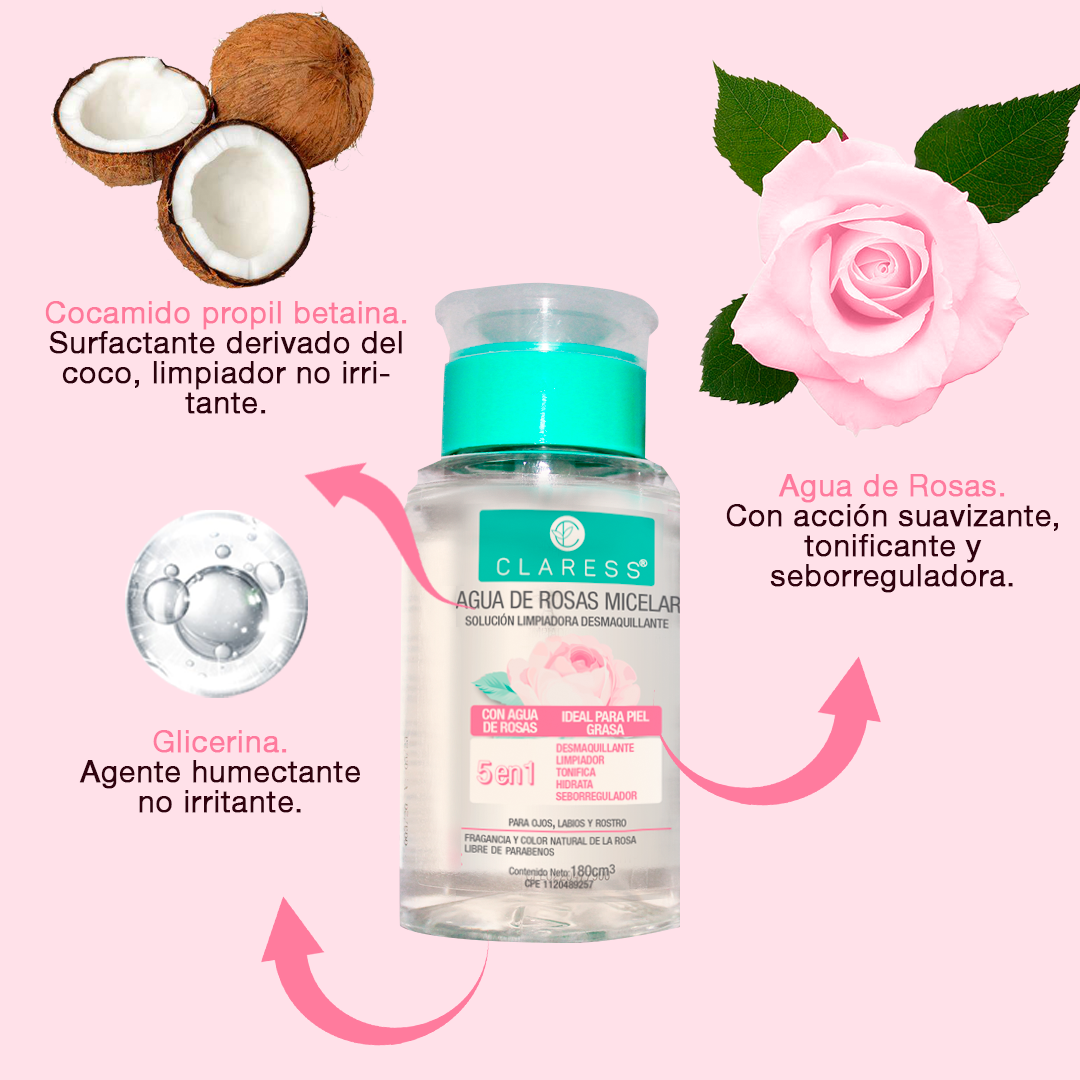Agua de Rosas Micelar