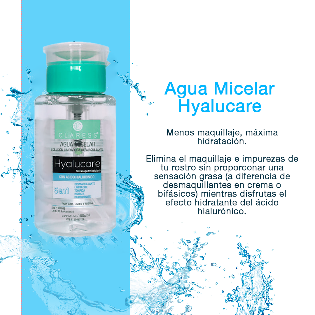 Agua Micelar de Ácido Hialurónico