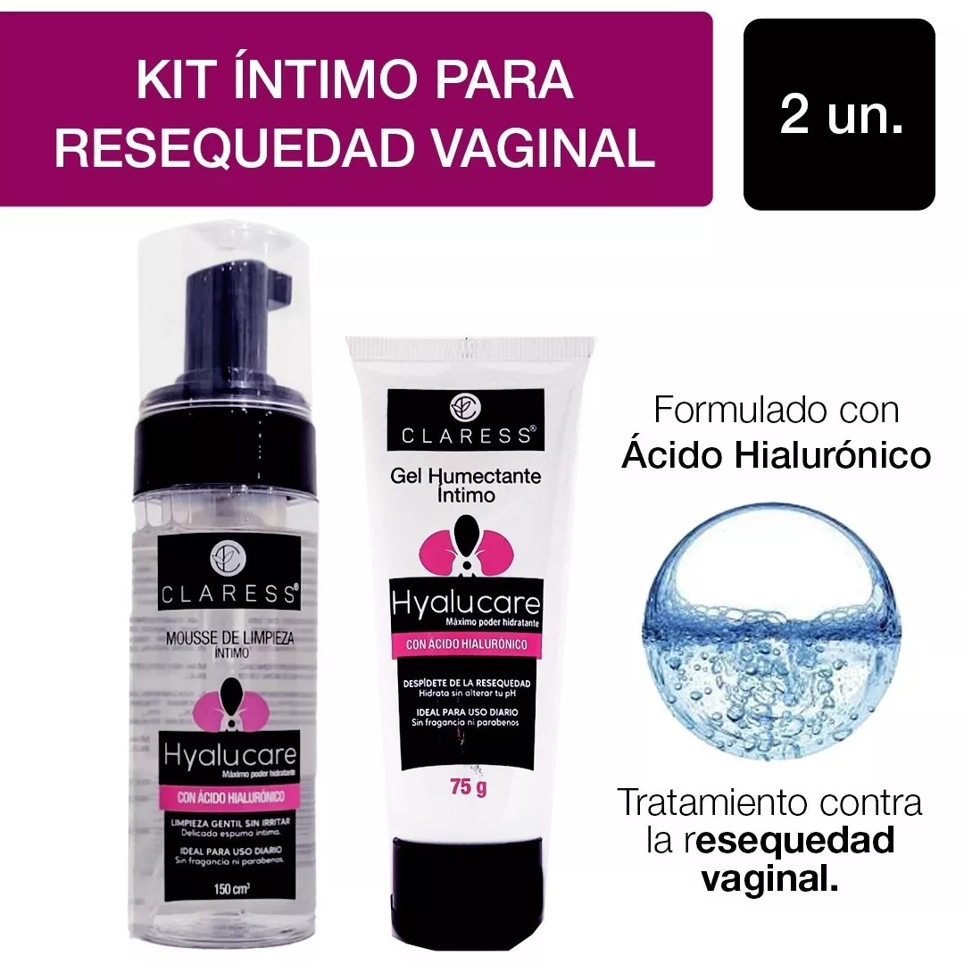 Kit ntimo contra la Resequedad Vaginal - CLARESS Kit ntimo contra la Resequedad Vaginal - CLARESS