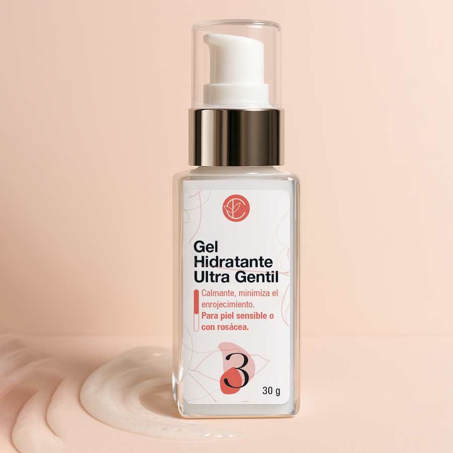 Gel Hidratante Ultra Gentil Para Piel Sensible, Rosacea o Eczema