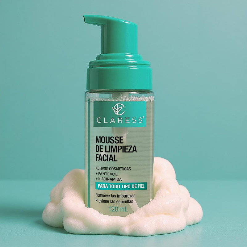 Mousse de Limpieza Facial con Niacinamida – Limpieza & Control de Brillos