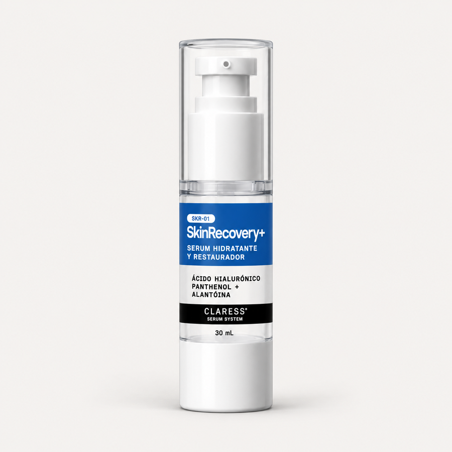 SkinRecovery+ — Serum Hidratante y Restaurador con Ácido Hialurónico, Panthenol y Alantoína