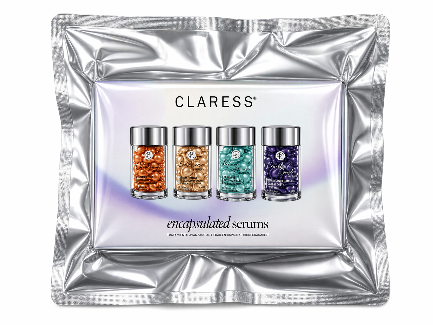 CLARESS Luxury Box · detalle cápsulas